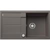BLANCO METRA 5 S 527292 SILGRANIT grigio vulcanico, reversibile, con controllo di scarico