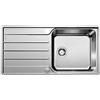 BLANCO LEMIS XL 6 S-IF 523035 Lavello da cucina, per mobile base da 60 cm di larghezza, con bordo piatto IF e vasca XL