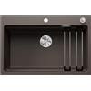 BLANCO ETAGON 8 525186 Lavello da Cucina in Granito per Basi di Lavello con Larghezza di 80 cm, SILGRANIT, Marrone