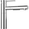 BLANCO ALTA-S II | Rubinetto da cucina cromato | alta pressione | con tubo estraibile | Dispositivo di prevenzione del riflusso | Cartuccia in ceramica | Qualità sicura dell'acqua e risparmio idrico