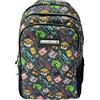 Minecraft Zaino Scuola Pixel 25 - DOPPIO COMPARTIMENTO - ADATTABILE A CARRELLO - Spallaccio imbottito - Resistente, spazioso e organizzato - 44 X 30 X 20 CM, multicolore, M, Casual