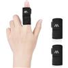 AYBUY 2 Pezzi Stecche per le Dita, Tutore per Dito a Scatto, Tutore Dito Regolabile Traspirante per Pallavolo, tenni, pallacanestro, Un solo dito (M)