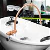 Mocoli Supporto per Circolazione Dell'acqua, Telaio per Attrezzatura per Spa con 180° Regolabile Ciotola per Shampoo Portatile Telaio Circolazione Dell'acqua