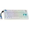 MechLands CIDOO QK75 75% 3 modalità tastiera da gioco senza fili, programmabile QMK/VIA, guarnizione cremosa, tastiera meccanica hot-swap con interruttori lineari, RGB, batteria da 4000 mAh, Win/Mac (bianco)