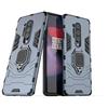MaiJin Compatibile con 1+8 PRO (5G) Cover, Custodia Armor Anello Cavalletto (Funziona con Il Supporto Magnetico per Auto) Case Paraurti per OnePlus 8 PRO (Blu Navy)