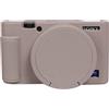 Easy Hood Custodia per Fotocamera per Sony RX100 VII/VI,Marrone