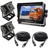 PPKIN ONE pumpkin1：2×8LED120 ° Ampio Angolo di Visione IR Vison Notturno Telecamera di Parcheggio a Retromarcia Impermeabile con cavo 15M Linea del cavo +7 TFT LCD HD Car Monitor per Camion /Rimorchio/Camper