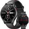NONGAMX Orologio Smartwatch Uomo con Cardiofrequenzimetro ECG: 1.43 AMOLED Orologi Intelligente con HRV Pressione Sanguigna Sonno SpO2 Acido Urico Monitoraggio Sport Smart Watch Compatibile Android e iOS