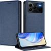 MOJIA Cover per Doogee Note 56 / Note 56 Plus/Note 56 Pro, [Forte Chiusura Magnetica] Case Portafoglio in Pelle PU Premium, Custodia a Libro per Telefono con Porta Carte. Blue