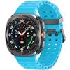 Wowstrap Cinturino Ocean Silicone per Cinturino Samsung Galaxy Watch Ultra 47mm Uomo/Donna,Band Sportivo Morbido per Samsung Watch Ultra 47mm Cinturino,Band Sportivo Compatibile con Strap Galaxys Watchs Ultras