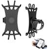 LLGSDLL Porta cellulare per bicicletta girevole a 360°, accessori per staffa per manubrio moto, porta cellulare universale in silicone compatibile con varie marche di telefoni cellulari