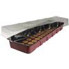 Windhager Serra per Camera, davanzale e Serra, con 36 linguette, Terracotta/Antracite, 16,5 x 54,4 x 12 cm, 06841