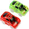Akokie 2 Auto a Bagliore a LED Possono Brillare di Notte Compatibili con Altre Auto di Marche (2 Cars)