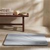 Svet - Tappetino da bagno con diatomite - Tappetino da bagno a diatomite di pietra ad asciugatura rapida e ultra assorbente, antiscivolo, antibatterico e antimuffa. (brezza grigia leggera)