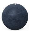 Spaas Candela a sfera in stile rustico 80 mm 24 ore, blu scuro