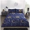 Rapport Home Rapport Celestial-Navy-King-Size Set Copripiumino, Marina Militare