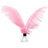 PATIKIL 30 Pz Piume di Struzzo Naturali all'Ingrosso 14-16 Pollici/ 35-40 cm Grandi Piume di Struzzo per Artigianato Decorazione Casa Matrimonio Festa Decorazione Vaso(Rosa)