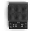 K KitchenTour KitchenTour - Bilancia da caffè con timer, ad alta precisione, 3 kg/0,1 g, per versare caffè, con display LCD retroilluminato (batterie incluse)