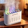 Strixorn Diffusore di aromi, 700 ml umidificatore per camera da letto, diffusore di oli essenziali con 5 modalità di spruzzo, umidificatore diffusore d'aria con 20 Colori LED per camera, ufficio, yoga, spa