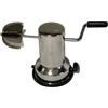 AARNAV Raschietto in acciaio inox per cucina, base sottovuoto, manico girevole, funzionamento manuale, grattugia per cocco pelapatate per cocco con base sottovuoto, base sottovuoto per grattugia in