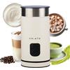 CHiATO MilkPLAY - Montalatte elettrico e montalatte in spugna, 4 in 1, per latte e scalda latte freddo, matcha, cacao e latte macchiato (bianco)