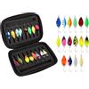 Abiyou Cucchiaini da Pesca Esche, 16 Pezzi Esche Artificiali Spinning, 2.5/3.5/5g, Spoon Trout Area, Eschè Artificiali da Pesca, Eschè da Pèsca, Eschè per la Pèsca Alla Trota, per Trota, Pesce Persico