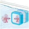 Pawfly Magnetic Aquarium Glass Cleaner Fish Tank Spazzola Magnetica con Specchio 3,8 cm Mini Fish Tank Cleaning Tool Scrubber per 1 cm di Spessore Acquario Fino a 40L (Non Galleggiante)