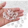 LYFJXX Cubetti di ghiaccio finti riutilizzabili per accessori puntelli decorazione per decorazioni di nozze fotografia puntelli riempitivi vasi