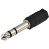 SOUND STATION QUALITY (SSQ) Adattatore audio SSQ HA1 Jack stereo 3.5mm femmina/6.3mm maschio Nero [SS-1820]