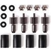 ALPHACOOL kit di montaggio Alphacool Core Push 25 mm M3/M4/UNC 6-32 Nero/Argento 4pz