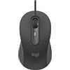 Logitech signature wired m520 for business mouse ufficio ambidestro usb tipo-c ottico 4000 dpi