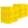 akro-mils 30230 27,9 cm da 12,7 cm 12,7 cm di plastica stoccaggio impilamento Akro appeso Bin, Berry, 12-pack, 30230