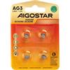 Aigostar Batteria bottone Aigostar 1,5V LR41 Zinco manganese confezione da 4 pile