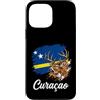 Curacao Jersey Souvenir Gifts Men Women Custodia per iPhone 13 Pro Max Bandiera nazionale dei cervi dalla coda bianca di Curacao