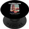 SF California Travel Gifts san francisco, california, orizzonte, PopSockets PopGrip Adesivo