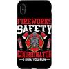 Fireworks Safety Coordinator I Run You F Custodia per iPhone XS Max Coordinatore della sicurezza dei fuochi d'artificio I Run, You Run