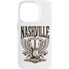 Vintage American Nash City Distressed Co Custodia per iPhone 14 Pro Nashville Country Music 80's Rock Star: Tennessee USA Retro