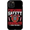 Fireworks Safety Coordinator I Run You F Custodia per iPhone 11 Pro Coordinatore della sicurezza dei fuochi d'artificio I Run, You Run