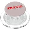 Wistful Timbro privato Silly Funny Word PopSockets PopGrip per MagSafe