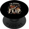 BBQ Grill Meat Lover Designs BBQ Grilling Barbecue Spatola Grill Chef PopSockets PopGrip Adesivo