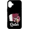 Qatar Jersey Souvenir Gifts Men Women Ki Custodia per iPhone 16 Plus Bandiera nazionale dell'orice araba del Qatar