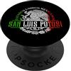 Summer Mexican Couples Matching Family M San Luis Potosí México Souvenir Chingon Mexican Pride PopSockets PopGrip Adesivo