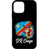 Congo Jersey Souvenir Gifts Men Women Ki Custodia per iPhone 12 mini Bandiera nazionale RD Congo Okapi