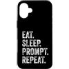 AI Vibe Code Programming Developer Humor Custodia per iPhone 16 Plus Codifica divertente Vibe Agente AI Developer Prompt Ingegnere Coder