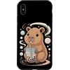 Milktea Boba Pearl Lover Gifts Custodia per iPhone XS Max Capybara Drinking Boba Tea