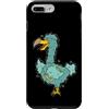 Dodo bird doudo flightless Mauritius agr Custodia per iPhone 7 Plus/8 Plus Dodo Uccello con occhiali e libro