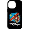 Congo Jersey Souvenir Gifts Men Women Ki Custodia per iPhone 14 Pro Max Bandiera nazionale RD Congo Okapi