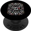 Surgical Technologist Wildflower Scrub L Divertente Chirurgico Tech Detto Strumenti Flore PopSockets PopGrip Adesivo