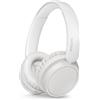 Philips TAH5219WT/00 Cuffie Bluetooth Wireless On‑Ear Leggere - Fino a 65 ore di autonomia, suono naturale, chiamate nitide, bassi dinamici, ricarica USB‑C 2 ore, custodia morbida - Bianco