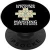 Mahjong Player Gift Co Mahjong Gioco d'azzardo Gioco Cinese Casino Giocatore PopSockets PopGrip Adesivo
